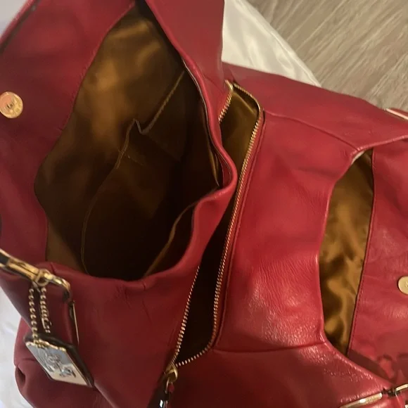 Red Coach Purse - Picture 2 of 5